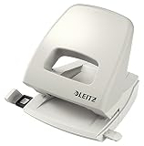 Leitz/Esselte Hole Punch 2-Hole Grey Capacity 30 Sheets, 12LEI50050085 (Capacity 30 Sheets)