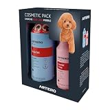 Artero Pack caniche Rojo champú para Perros Scarlet y mascarilla de Color