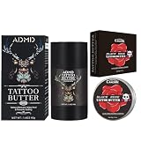 2 Piezas Crema para Tatuajes, Crema Tattoo de Mantequilla