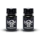 MUSOU BLACK, World Blackest - Pintura acrílica de 100 ml, paquete de 2, 3.38 onzas líquidas (paquete de 2)