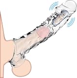 FBBBKKML Condón Masculino Ejercicio de Fuerza de Fụndã Pēｎẹs Ŝęxụaḷ SiḷĪcọna con Ṿīḇṙạcióṉ Extênsọr Alårgādọr de Pẹnẹ MǎscūḷIno Họmbre, AņiḷLọ P-Ẹｎẹ MǎscūḷInọ Ṿīḇraṉte Silenciọso Hi5412