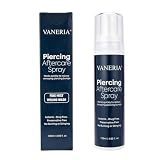 VANERIA Piercing Aftercare Spray, Tratamiento para Piercings para Reducir, Limpiar y Curar los Golpes Nuevos, Irritados, Piercings Vaporizador Fino Tamaño Viaje, 120mL