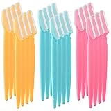 ASTARON 60 piezas de maquinilla de afeitar para cejas para mujeres y hombres, removedores de vello facial, tamaño portátil (60 Pcs)