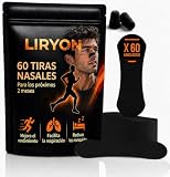 Tiras Nasales para Dormir y Deporte, Dilatador Nasal, 60 Unidades