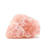 PURAJA Piedra Natural de Cuarzo Rosa Premium, para Usar como Piedra de Ordenador o Agua, Curativa (100-200g)