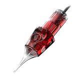 3RLT Cartuchos de Tatuaje Aguja para Tatuar 20Pcs Super Tight X-Taper Bugpin Tattoo Cartridge Needles Estandar Desechable con Membrana Round Liner 1003RLT