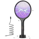 YISSVIC Raqueta Mosquitos Electrica 4000V Mata Mosquitos Electrico 2 en 1