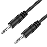 Tobfit 3.5mm Aux Cable,Stereo Audio jack a jack Cable para Radio de coche, Auriculares, Smartphones, Sistemas estéreo, PC, Teléfonos móviles, Tabletas, Altavoces y Reproductores MP3/MP4 (1.2 Meter)