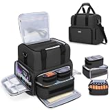 BAFASO Estuche de Transporte para Tatuajes, Bolsa para Tatuajes, Negro