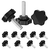 Zasjon 12 Piezas Tornillos de Estrella Perilla M8 x 40mm