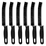 6 Piezas Cepillo de Limpieza de Grietas, Herramienta Multifuncional de Limpieza de Huecos, para Inodoro, Baño, Hogar, Bañera, Fregadero, Hogar,Ventana