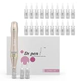 Dr. Pen Ultima M5 Microneedling Inalámbrica Profesional, Máquina Eléctrica de Microneedling Automático para Facial y Corporal, Incluye 22 Cartuchos de Repuesto para Cuidado de la Piel