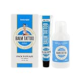 Pack Balm Tattoo Original - Crema de 30 g + Cleansing Gel de 100 ml para Tatuajes - Línea Aftercare para Pieles Sensibles Tatuadas - Sin Sulfatos - Hidrata la Piel y Favorece su Regeneración
