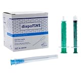 100uds desechables(0,6 x 30 mm) diferentes tamaños: 16G/ 21G/ 23G/ 26G/ 30G y 2 jeringuillas de 3 - 5ml. Embalaje individual y estirilizado. Adecuadas para rellenar líquidos, ganado e industria. (23G)