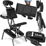 tectake Silla de Masaje Fisioterapia rehabilitacion sillón de Tratamiento Tattoo