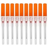 TYXHXTF 10 Piezas Agujas Piercing, Agujas para Piercing, Agujas Perforación, para Nariz Ombligo Labios Vientre