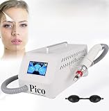 Máquina Láser 5 en 1 Para Eliminación De Tatuajes, Dispositivo Profesional Con Sondas 532nm/1064nm Para Pigmentación y Pecas, Pantalla Táctil 4.3 Pulgadas, Sin Agua Para Salones y Clínicas