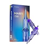 Mast Pro Cartuchos de Agujas de Tatuaje 20 piezas #10 0.30 1003RL standard Round Liner Needle Cartridge para Máquina de Tatuajes