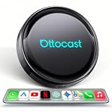 OTTOCAST P3 Pro AI Box, Adaptador CarPlay inalámbrico y Android Auto, 8+128