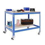 Simon Rack Mesa de Trabajo Taller con Ruedas 1210x760 mm - BT0