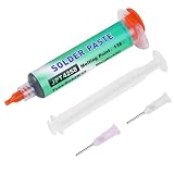 Flintronic 30g Tinta de Parada de Soldadura, con Empujador y Aguja, Verde