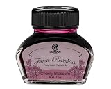 tinta para pluma estilográfica rosa pastel 'Cherry Blossom' 30ml, tinta para escribir, tinta para caligrafía