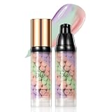 Prebase 3 en 1 para el rostro antes del maquillaje, crema protectora solar, SPF 50 PA+++, prebase correctora de color en un solo paso, control de grasa y corrector de tono de piel, piel radiante