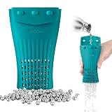 Ecooe 1200 bolas limpiadoras con bolsa de almacenamiento de silicona verde, perlas de limpieza reutilizables de acero inoxidable, bolas limpiadoras para jarras decantadoras, botellas, jarrones