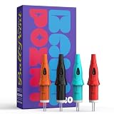 Agujas para bolígrafos de tatuaje, Solong 20 piezas - Agujas de cartucho para bolígrafos de tatuaje para ejercicios de dibujo Dotwork en papel para principiantes EN18-BP-20KIT-A