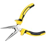 DOWELL Pinzas De Boca Larga De 6 Pulgadas Con Cuchillo De Acero Mango Profesional De Estructura De Acero De Níquel Y Cromo