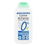 Corine de Farme - Gel de Ducha Hipoalergénico 0% Tolérance+ - Alta Tolerancia para Piel Sensible - pH Neutro, Sin Jabón ni Colorantes - 500ml