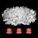 ATOMUS 300Pcs Tattoo Ink Cups with Base Pigment Cups Small Ink Container for Tattoo Kit Tattoo Supplies
