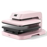HTVRONT Auto Heat Press Machine for T Shirts - Heat Press 15x15 with Auto Release - Heats Up Fast & Heat Evenly, Professional Heat Press Machines for HTV, Sublimation, Heat Transfer Projects