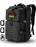 Hannibal Tactical Mochila táctica militar de 40 l, para 3 días Bug Out Go Bag Trekking