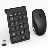 Wireless Numeric Keypad y Ratón Combo 2.4G -Solo un Receptor USB