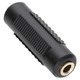 kenable Adaptador Acoplador Jack 3.5mm Hembra a Hembra Estéreo Chapado en Oro para Auriculares Cable Extensión Audio