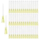 MIPIACE 100 Piezas Aguja Dispensadora de Líquido 20G (0.9mm x 38mm) in Acero Inoxidable para Pegamento Adhesiva Tinta Líquida Recargas para Industria Hogar Hobby Bricolaje Accesorios