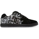 DC Shoes Zapatillas de Piel Gaveler para Hombre, Black Dk Grey Print, 42 EU