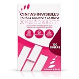 FastRay Cinta Doble Cara Ropa y Piel Invisible-Adhesivo Natural Extrafuerte y Resistente al Sudor-Cinta Para la Ropa Hipoalergénica-Sin Dañar Piel o Prendas-Sin Residuos-Tamaño Ideal 1,5cm*8.5cm
