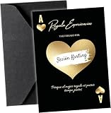 EQUIK PRODUCTS Vale regalo para rellenar | Tarjeta rasca personalizable | Tarjeta cumpleaños original | Regalo San Valentín hombre, Regalo personalizado cumpleaños | Cheque regalo pareja (Negro x 5)