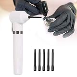 Mezclador Tinta Tatuaje, Ink Mixer, Tinta de Pigmento para Tatuaje Eléctrico, Tinta de Tatuaje Profesional Accesorio de Tatuaje Mezclador de Color Mezclador con 5 Palos de Mezcla(Blanco)