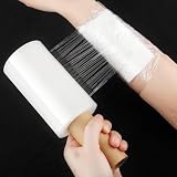 4.7' x 492ft Wrap Plastic Film con mango Stretch Wrap Film Industrial Clear Plastic Wrap for Ice Tattoo Pallet Wrap Moving Supplies Shipping