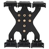 ACEXIER Táctico Calibre 12 Porta Cartuchos de Escopeta 4/8/12 Cartuchos Cargador Ajustable Funda para munición Clip para cinturón Adaptador para Cargador Accesorios de Caza (12 Rounds Black)