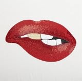 Minimalismo de lienzo de lienzo nórdico Minimalismo Moderno LIPS Sexy labios Lápiz labial Imágenes de pared for decoración del hogar Pósters e impresiones(B,50X50cm No Frame)