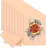 XUIIOSOOKP 10 Pcs Sintetica Tatuaje 193x144x1mm, Practica Tatuajes Doble