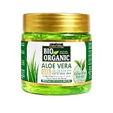 Indus Valley Gel de aloe vera para piel y cabello, gel de aloe vera hidrata la, calma la piel irritada causada por quemaduras solares, nutre el cabello, 175 ml
