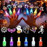 Grease Killer 36 PCS Mini Colorful LED Finger Lights Halloween Projection