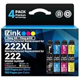 E-Z Ink Cartuchos de tinta compatibles de repuesto para 222 4