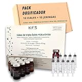 Viales Serum Facial Triple Acido Hialuronico Niacinamida Pantenol 10u x 5ml