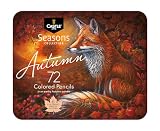 Castle Art Supplies 72 lápices de colores otoñales para adultos – Núcleo